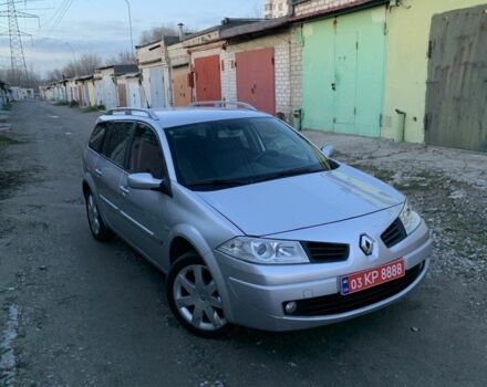 Серый Рено Меган, объемом двигателя 2 л и пробегом 162 тыс. км за 6299 $, фото 1 на Automoto.ua