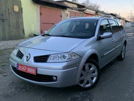 Серый Рено Меган, объемом двигателя 2 л и пробегом 162 тыс. км за 6299 $, фото 1 на Automoto.ua