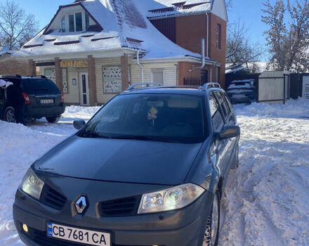 Серый Рено Меган, объемом двигателя 1.6 л и пробегом 100 тыс. км за 4800 $, фото 1 на Automoto.ua