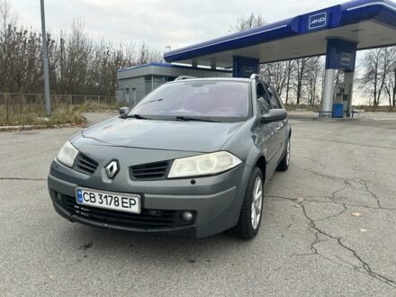 Рено Меган 2007 у Городне на Automoto.ua Сірий Рено Меган, об'ємом двигуна 1.6 л та пробігом 507 тис. км за 3700 $, фото 1 на Automoto.ua