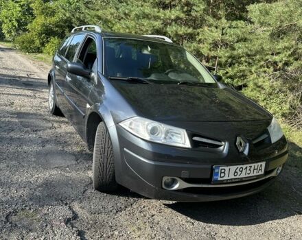 Серый Рено Меган, объемом двигателя 2 л и пробегом 230 тыс. км за 6400 $, фото 1 на Automoto.ua