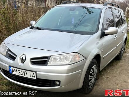 Серый Рено Меган, объемом двигателя 1.6 л и пробегом 248 тыс. км за 4500 $, фото 1 на Automoto.ua