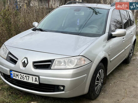 Серый Рено Меган, объемом двигателя 1.6 л и пробегом 248 тыс. км за 4500 $, фото 1 на Automoto.ua