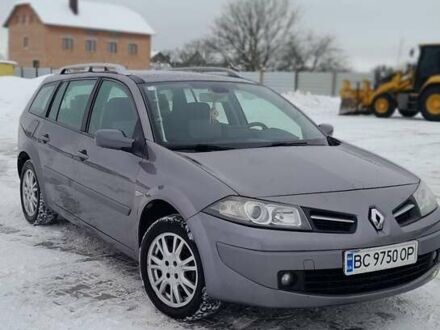 Серый Рено Меган, объемом двигателя 1.6 л и пробегом 223 тыс. км за 5800 $, фото 1 на Automoto.ua