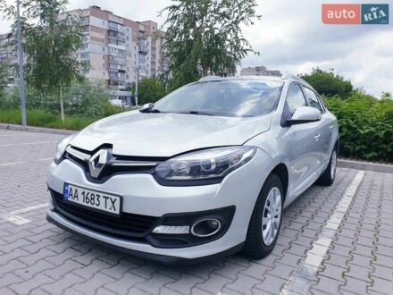 Серый Рено Меган, объемом двигателя 1.5 л и пробегом 267 тыс. км за 7500 $, фото 1 на Automoto.ua