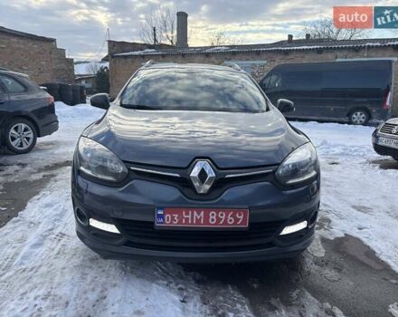 Серый Рено Меган, объемом двигателя 1.5 л и пробегом 235 тыс. км за 9600 $, фото 1 на Automoto.ua