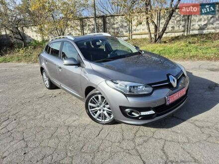 Серый Рено Меган, объемом двигателя 1.5 л и пробегом 182 тыс. км за 8900 $, фото 1 на Automoto.ua