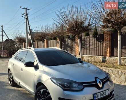 Серый Рено Меган, объемом двигателя 1.6 л и пробегом 241 тыс. км за 8600 $, фото 1 на Automoto.ua