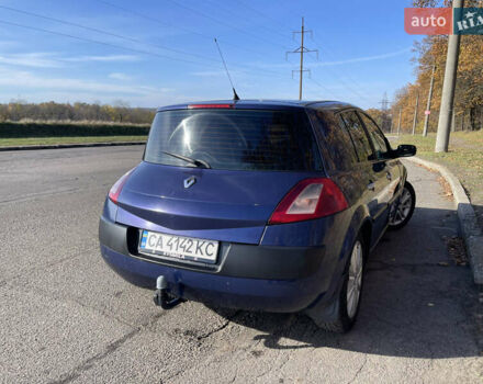 Синий Рено Меган, объемом двигателя 1.5 л и пробегом 314 тыс. км за 5000 $, фото 7 на Automoto.ua