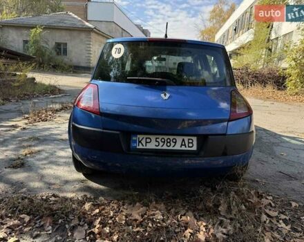 Синий Рено Меган, объемом двигателя 1.6 л и пробегом 171 тыс. км за 3700 $, фото 6 на Automoto.ua