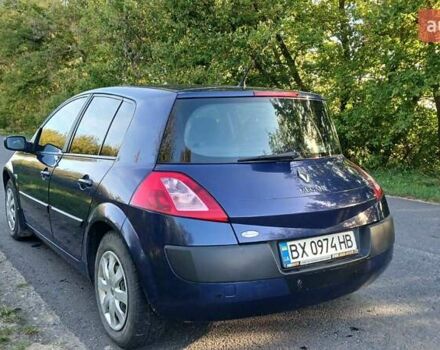 Синий Рено Меган, объемом двигателя 1.6 л и пробегом 206 тыс. км за 3200 $, фото 1 на Automoto.ua