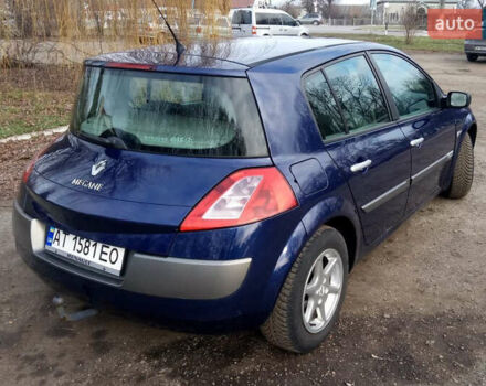 Синий Рено Меган, объемом двигателя 1.6 л и пробегом 181 тыс. км за 3750 $, фото 8 на Automoto.ua