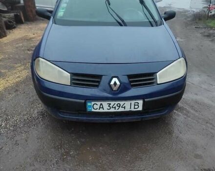 Синий Рено Меган, объемом двигателя 1.5 л и пробегом 200 тыс. км за 1500 $, фото 3 на Automoto.ua