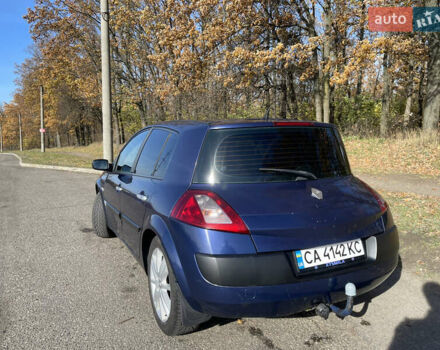 Синий Рено Меган, объемом двигателя 1.5 л и пробегом 314 тыс. км за 5000 $, фото 9 на Automoto.ua