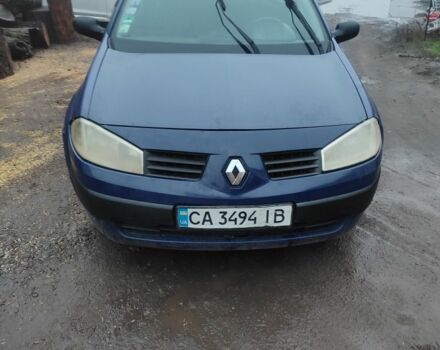 Синий Рено Меган, объемом двигателя 1.5 л и пробегом 200 тыс. км за 1500 $, фото 4 на Automoto.ua