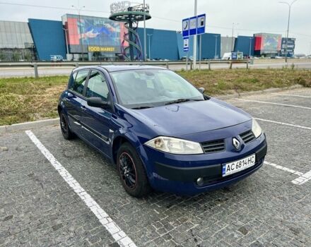 Синий Рено Меган, объемом двигателя 1.5 л и пробегом 334 тыс. км за 3100 $, фото 2 на Automoto.ua