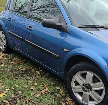 Синий Рено Меган, объемом двигателя 1.6 л и пробегом 186 тыс. км за 4600 $, фото 18 на Automoto.ua