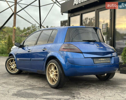 Синий Рено Меган, объемом двигателя 1.6 л и пробегом 266 тыс. км за 4800 $, фото 3 на Automoto.ua