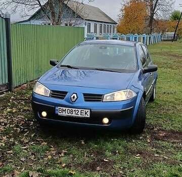 Синий Рено Меган, объемом двигателя 1.6 л и пробегом 186 тыс. км за 4600 $, фото 11 на Automoto.ua