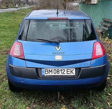 Синий Рено Меган, объемом двигателя 1.6 л и пробегом 186 тыс. км за 4600 $, фото 10 на Automoto.ua