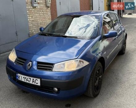 Синий Рено Меган, объемом двигателя 1.6 л и пробегом 212 тыс. км за 5077 $, фото 1 на Automoto.ua