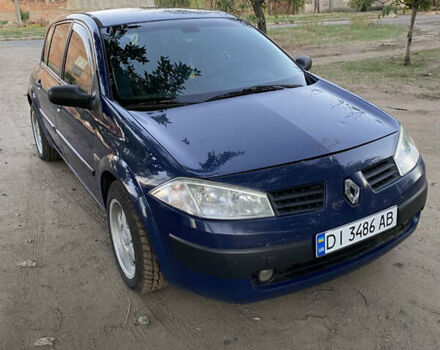 Синий Рено Меган, объемом двигателя 1.46 л и пробегом 250 тыс. км за 3300 $, фото 2 на Automoto.ua