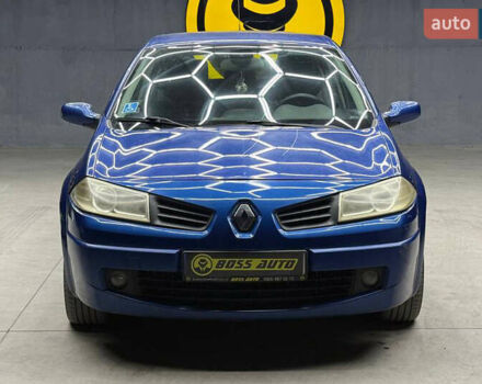 Синий Рено Меган, объемом двигателя 1.6 л и пробегом 233 тыс. км за 5300 $, фото 1 на Automoto.ua