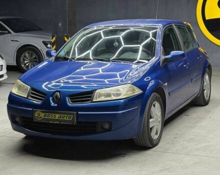 Синий Рено Меган, объемом двигателя 1.6 л и пробегом 233 тыс. км за 5300 $, фото 2 на Automoto.ua