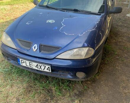 Синий Рено Меган, объемом двигателя 1.6 л и пробегом 254 тыс. км за 1000 $, фото 5 на Automoto.ua