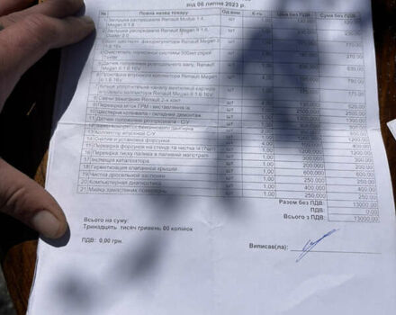 Синий Рено Меган, объемом двигателя 1.6 л и пробегом 270 тыс. км за 3800 $, фото 17 на Automoto.ua