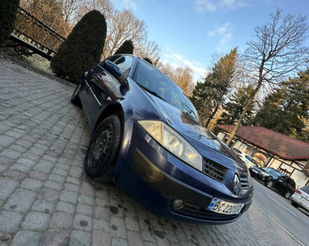 Синий Рено Меган, объемом двигателя 1.6 л и пробегом 179 тыс. км за 3500 $, фото 13 на Automoto.ua