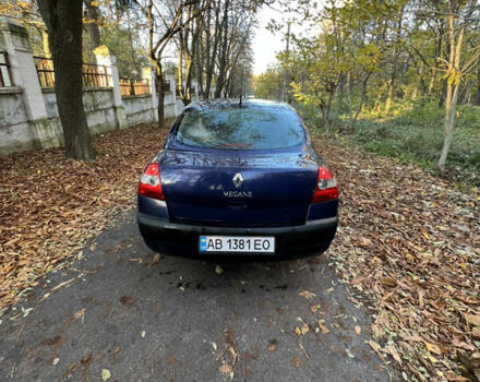 Синий Рено Меган, объемом двигателя 1.6 л и пробегом 243 тыс. км за 2800 $, фото 4 на Automoto.ua