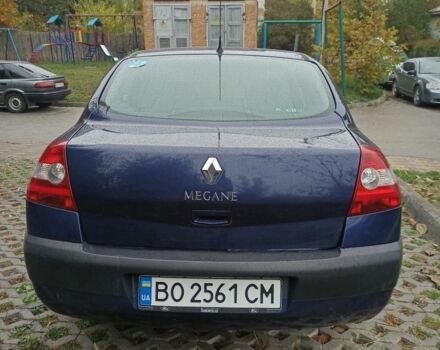 Синий Рено Меган, объемом двигателя 1.4 л и пробегом 173 тыс. км за 3550 $, фото 2 на Automoto.ua