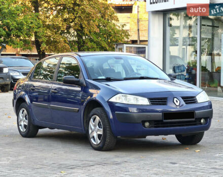 Синий Рено Меган, объемом двигателя 1.4 л и пробегом 372 тыс. км за 3300 $, фото 4 на Automoto.ua