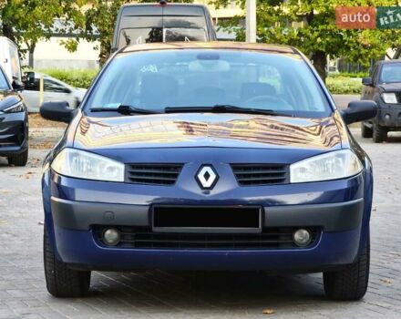 Синий Рено Меган, объемом двигателя 1.4 л и пробегом 372 тыс. км за 3300 $, фото 3 на Automoto.ua