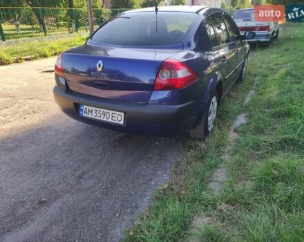 Синий Рено Меган, объемом двигателя 1.6 л и пробегом 200 тыс. км за 4200 $, фото 5 на Automoto.ua