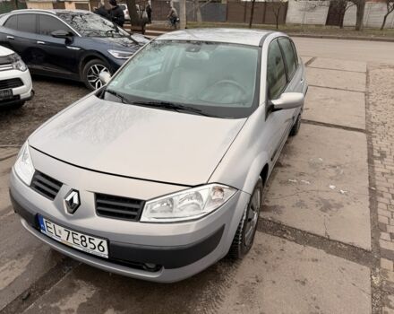 Синий Рено Меган, объемом двигателя 1.6 л и пробегом 159 тыс. км за 1950 $, фото 1 на Automoto.ua