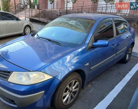 Синий Рено Меган, объемом двигателя 1.6 л и пробегом 280 тыс. км за 4400 $, фото 4 на Automoto.ua