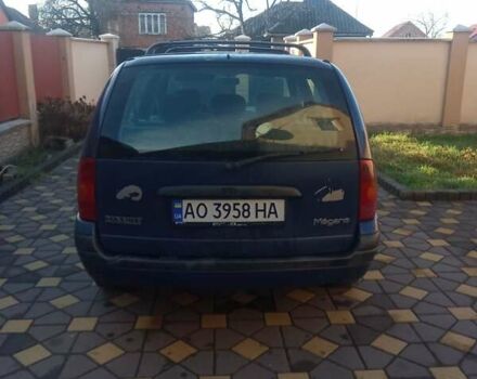 Синий Рено Меган, объемом двигателя 1.6 л и пробегом 277 тыс. км за 750 $, фото 17 на Automoto.ua