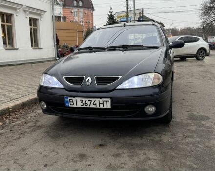 Синий Рено Меган, объемом двигателя 1.6 л и пробегом 310 тыс. км за 3100 $, фото 1 на Automoto.ua