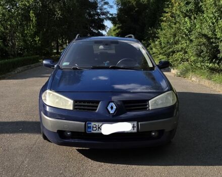 Синий Рено Меган, объемом двигателя 1.9 л и пробегом 412 тыс. км за 3300 $, фото 1 на Automoto.ua
