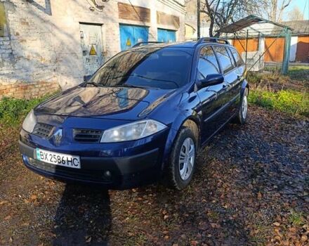 Синий Рено Меган, объемом двигателя 1.6 л и пробегом 252 тыс. км за 4200 $, фото 1 на Automoto.ua