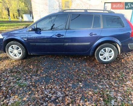 Синий Рено Меган, объемом двигателя 1.6 л и пробегом 252 тыс. км за 4200 $, фото 4 на Automoto.ua