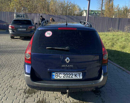 Синий Рено Меган, объемом двигателя 1.6 л и пробегом 270 тыс. км за 4500 $, фото 2 на Automoto.ua