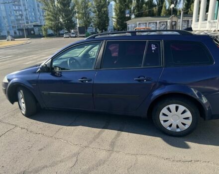 Синий Рено Меган, объемом двигателя 1.5 л и пробегом 300 тыс. км за 4000 $, фото 4 на Automoto.ua