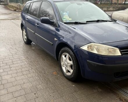 Синий Рено Меган, объемом двигателя 1.6 л и пробегом 248 тыс. км за 4000 $, фото 2 на Automoto.ua