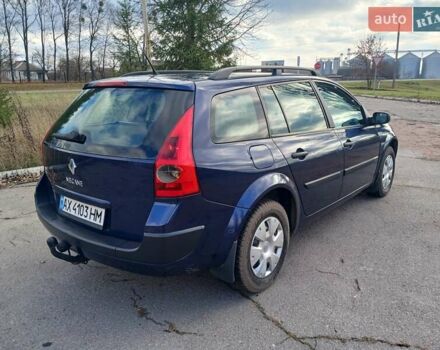 Синий Рено Меган, объемом двигателя 1.6 л и пробегом 377 тыс. км за 3950 $, фото 4 на Automoto.ua