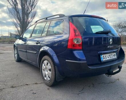 Синий Рено Меган, объемом двигателя 1.6 л и пробегом 377 тыс. км за 3950 $, фото 2 на Automoto.ua