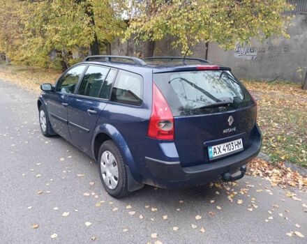 Рено Меган 2004 у Харкові на Automoto.ua Синій Рено Меган, об'ємом двигуна 1.6 л та пробігом 377 тис. км за 4300 $, фото 2 на Automoto.ua