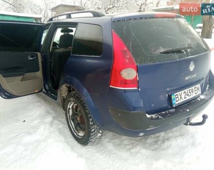 Синий Рено Меган, объемом двигателя 1.6 л и пробегом 217 тыс. км за 4100 $, фото 9 на Automoto.ua